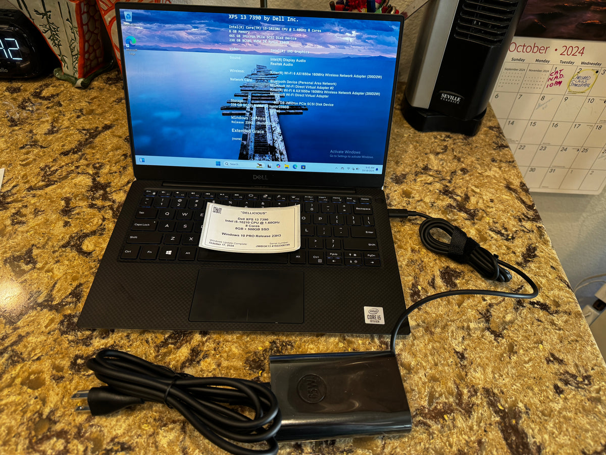 Dell XPS 13 7390 13.3" (256GB SSD, Intel Core i5-10210U, 1.60GHz, 8GB RAM)