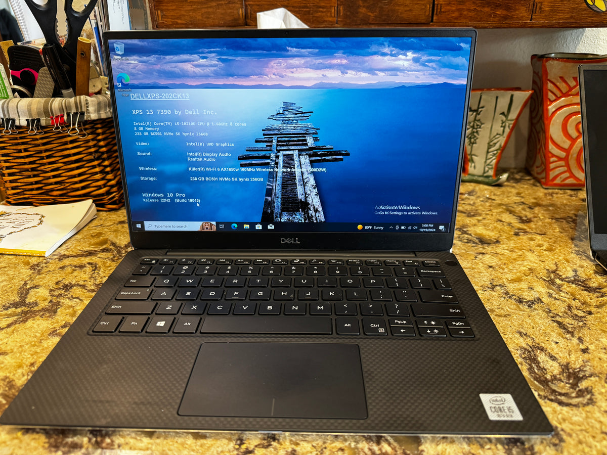 Dell XPS 13 7390 13.3" (256GB SSD, Intel Core i5-10210U, 1.60GHz, 8GB RAM)